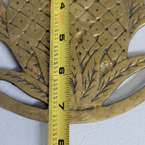 Brass Pineapple Trivet Hot Stove/Oven Pot/Pan/Tray/Plate/Dish Holder Home Decor - Picture 5 of 5